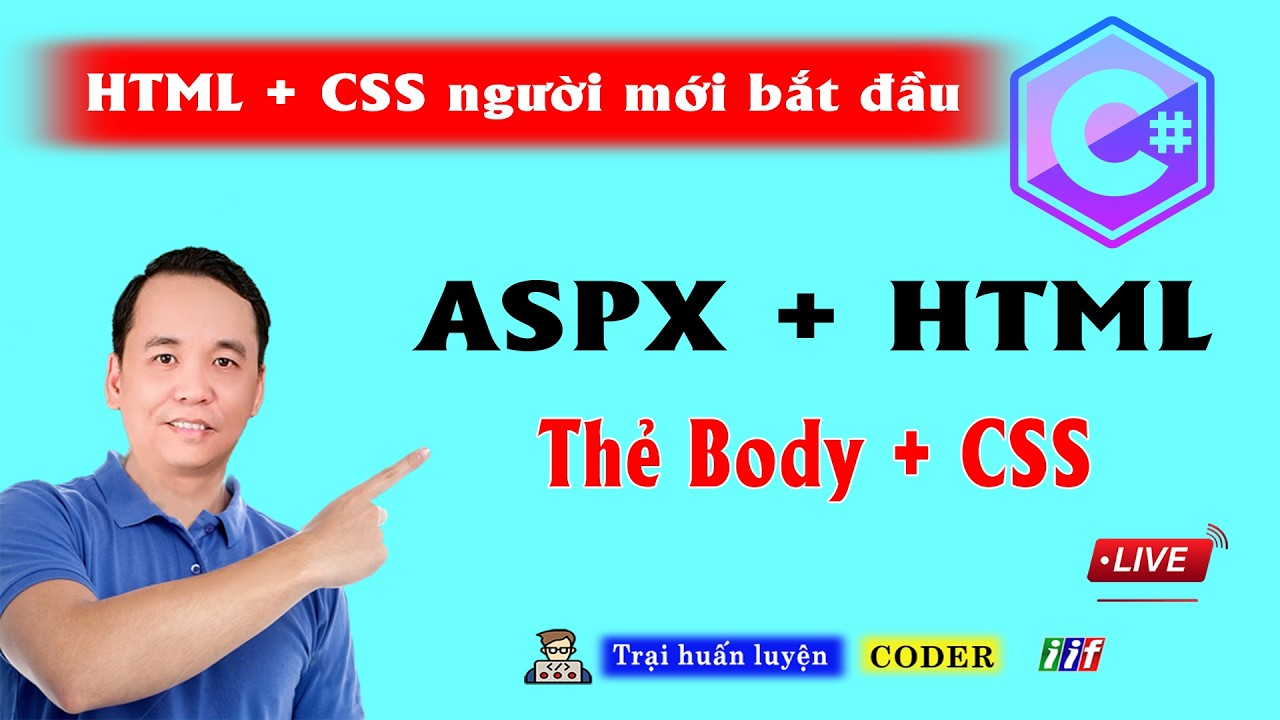 Thẻ body trong HTML - Thiết kế giao diện web với ASPX - Bootstrap - Học ...