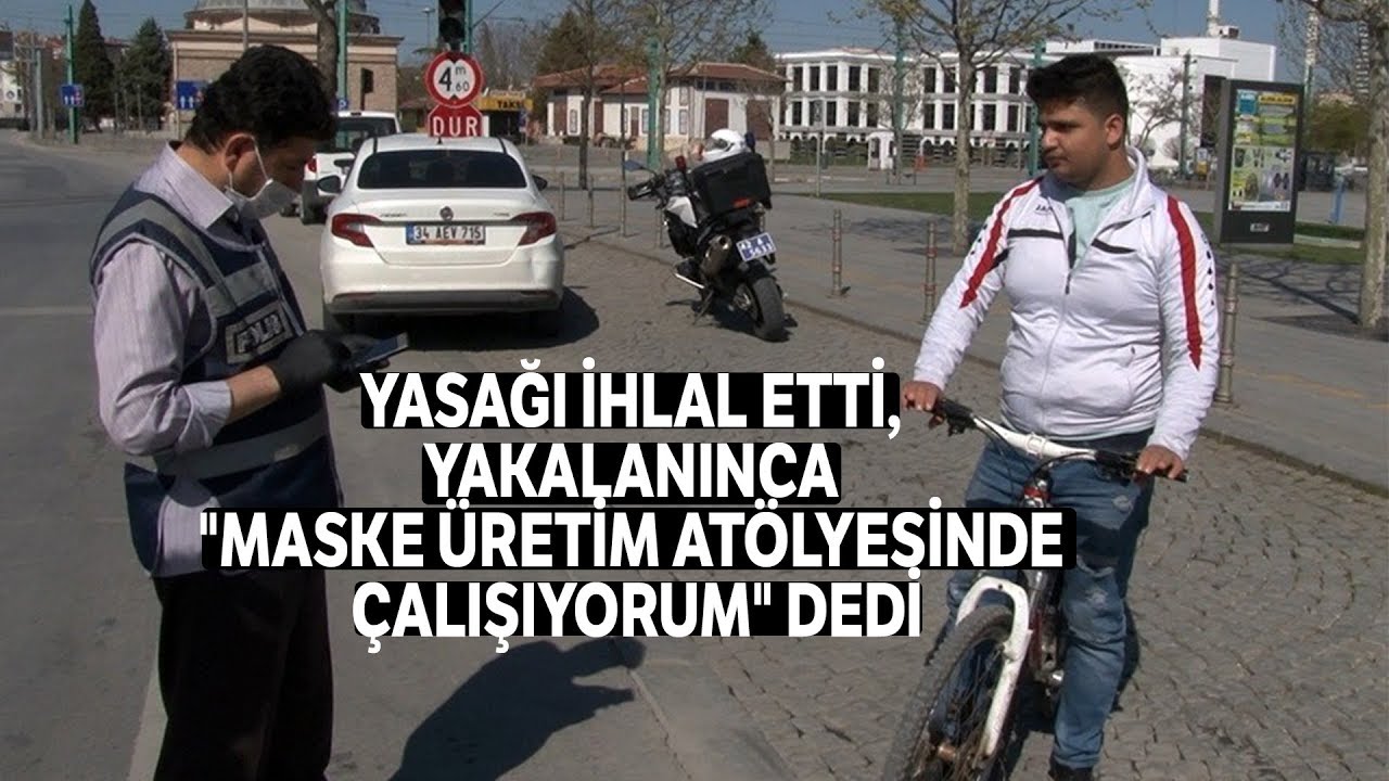 Üzerinden Kimlik Çıkmayan Bir Kişiye Kısıtlamayı İhlal Etmekten Polis Merkezine Götürüldü