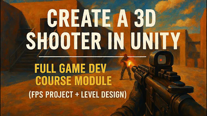 Create a 3D Shooter in Unity  Full Game Dev Course Module FPS Project + Level Design