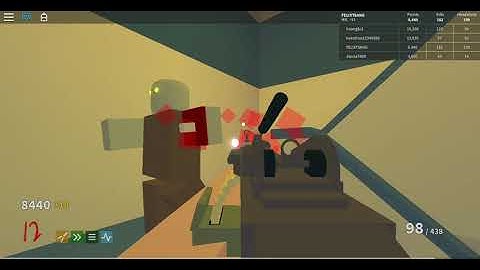 Roblox Project Lazarus:  Zombies Gameplay