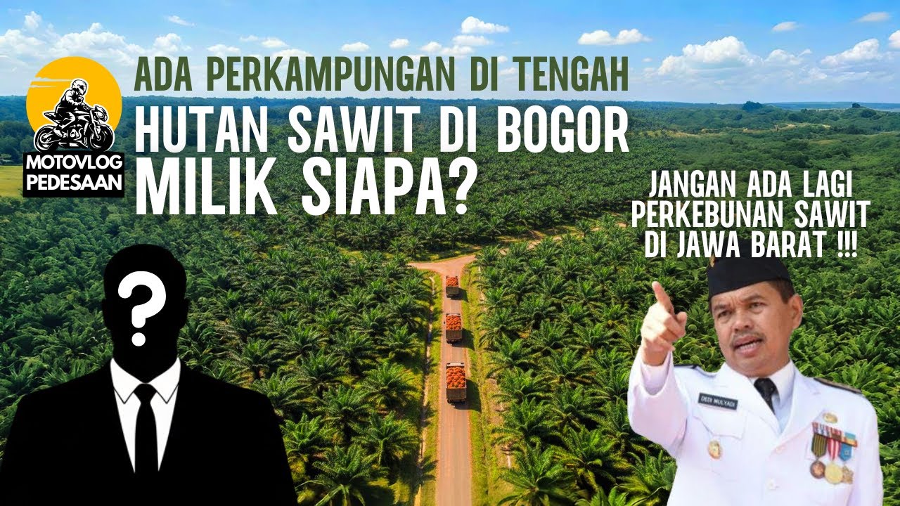 Kampung di Tengah Hutan Sawit Bogor