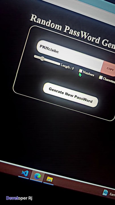 Random Password / Captcha Generator | React Js | Day 36 | 50 Days 50 ...