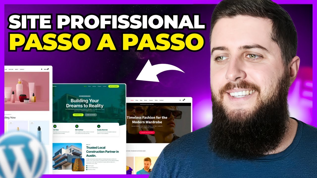 Como criar um SITE PROFISSIONAL em 2026 com WordPress + Tema Astra