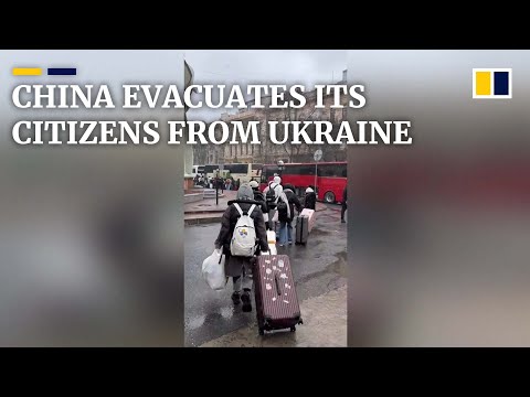Chinese national shot as Beijing evacuation under way in Ukraine amid escalating Russian invasion