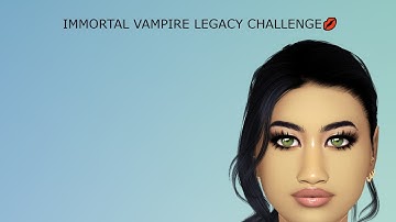 IMMORTAL VAMPIRE LEGACY CHALLENGE/ GEN 1 COLOR  BLACK/ PART 1! 💋