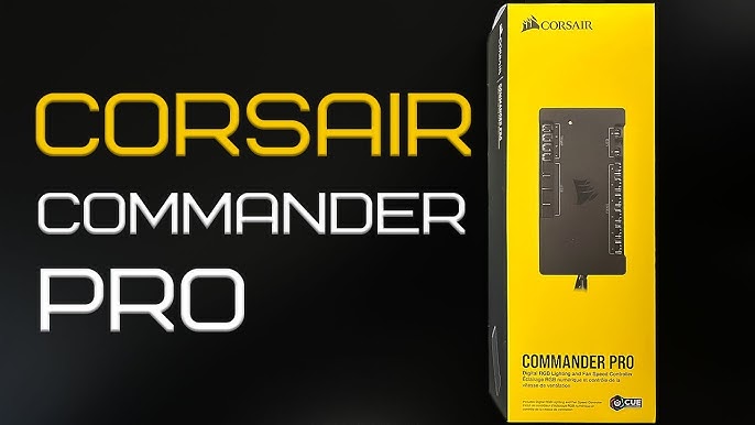 Unboxing Corsair Commander Pro - Digital RGB Lighting and Fan Speed  Controller 