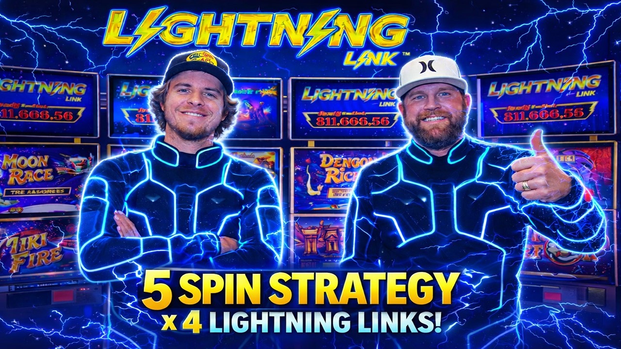 We Tried the 5-Spin Strategy on 4 Lightning Links… The Results Shocked Us!