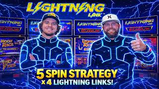 We Tried the 5-Spin Strategy on 4 Lightning Links… The Results Shocked Us!