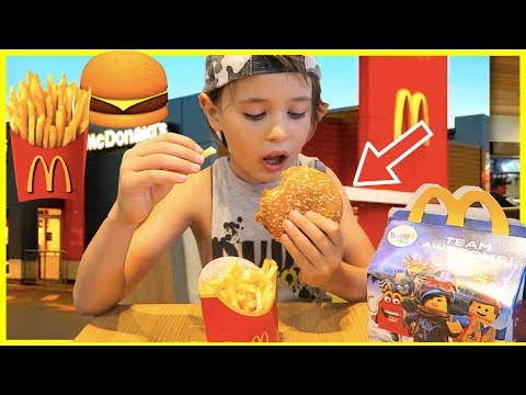 VEGAN KID'S FIRST TIME EATING MCDONALDS! ? *weird reaction!