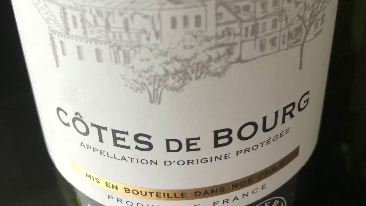 AOC Cotes de Bourg 2018 France