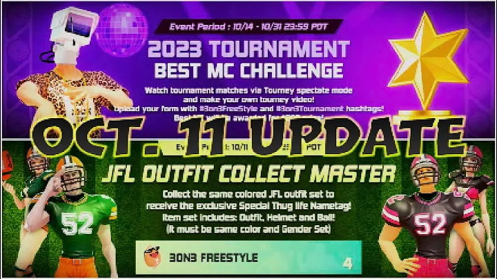 3on3 Freestyle: OCT. 11th UPDATE