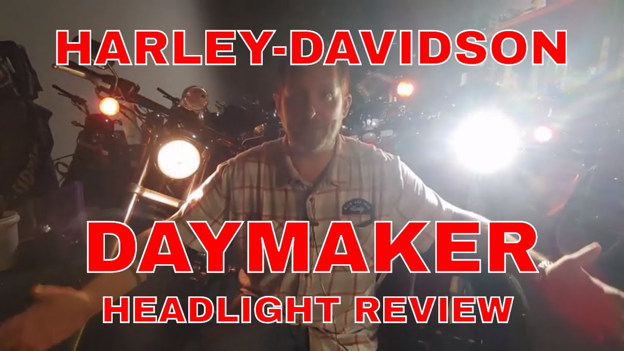 Harley Davidson Daymaker Headlight Review YouTube