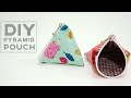 How to sew pyramid zipper pouch | 金字塔小钱包制作方法~重点是拉链如何弄到的 #HandyMum ❤❤