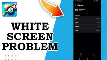 How To Fix 8 Ball Pool White Screen Problem 2025