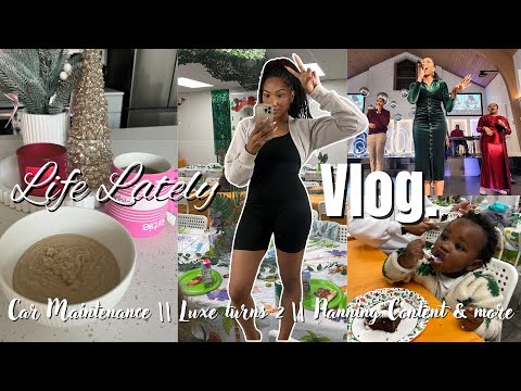 LIFE LATELY VLOG 🎀 || Car Maintenance, Luxe Turns 2 🎂🦖, Closet De-Clutter, Planning Content & more