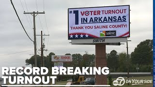 Saline County leads state in voter turnout, achieves second-highest record