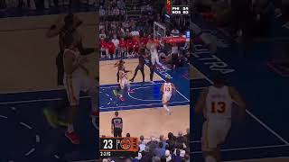Jonathan Kuminga’s head was literally above the rim.