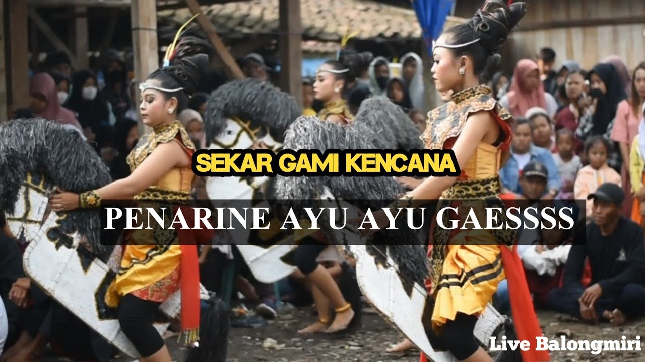 Tarian Putri Sekar Gami Kencana SGK live Balongmiri Jragung