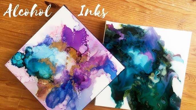 Art Shed Blog INKS How to apply alcohol inks to canvas