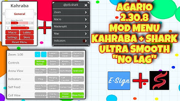 NEW MOD MENU 2.30.8  “FIX BUG & LAG” SMOOTH MACRO AGARIO MOBILE