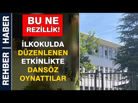 İlkokulda Düzenlenen Etkinlikte Dansöz Oynattılar