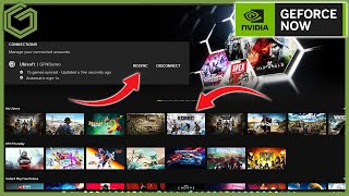 GeForce NOW - How to connect your Ubisoft account with the NEW APP update screenshot 5