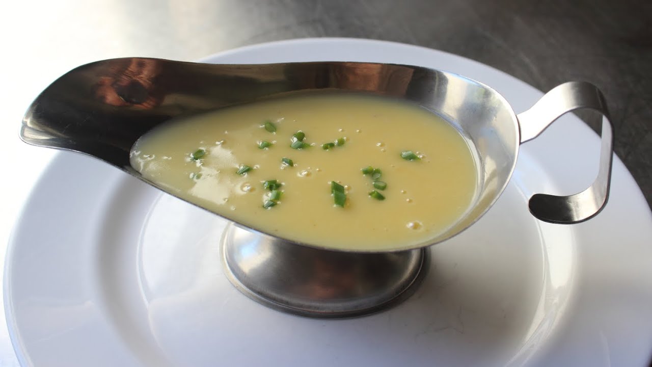How to Make a Butter Sauce - Beurre Blanc - French Butter Sauce Recipe ...