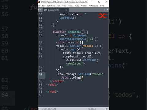 Todo List | HTML CSS & JavaScript