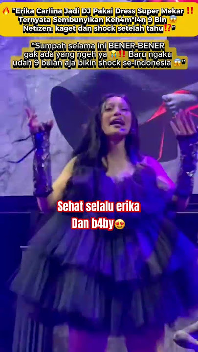 Erika carlina masih tetep show walau….‼️ #beritaartis #beritaterkini #fypindonesia