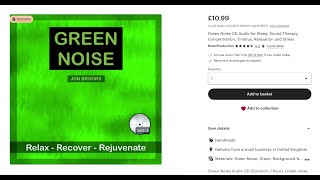 Green Noise CD | Bestseller on Etsy 💿