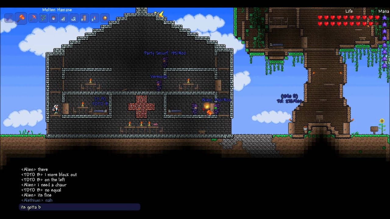 Terraria Time Lapse MBT Nurses House YouTube