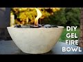 DIY Concrete Gel Fire Pit *EASY*  | Modern Builds | EP. 5