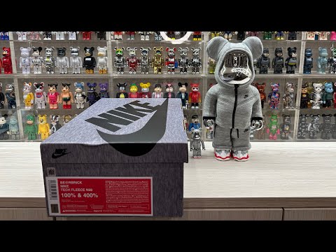 Bearbrick Unboxing: Nike Tech Fleece N98 400% and 100