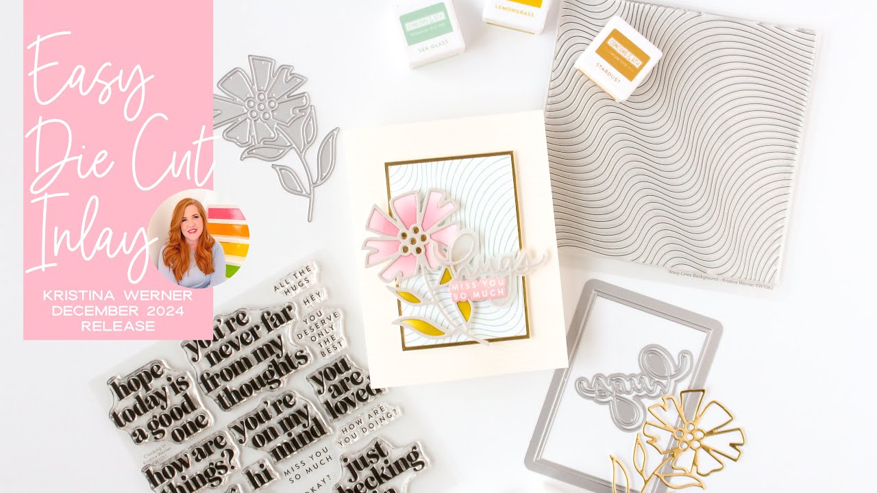 Easy Die Cut Inlay Card - Kristina Werner December 2024 Release - YouTube