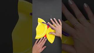 Beautiful Paper Plate Butterfly