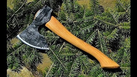 1.25lb Hand Forged Carving Axe - Paul Krzyszkowski - Toronto Blacksmith