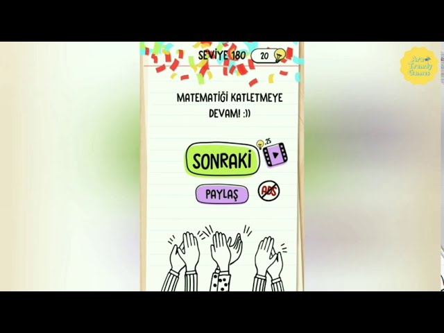 Brain Test: Tricky Puzzles - Seviye 180 Walkthrough