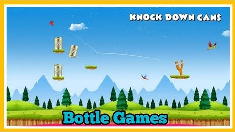 Cans knock down Games/ Gameplay Trailer ( iOS & Android ) Level 1 see 10 Walkthrough #bottles #games