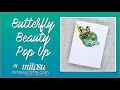 How To Create A Spinner Pop Up Wiper Card with Butterfly Beauty Dies by Stampin' Up!