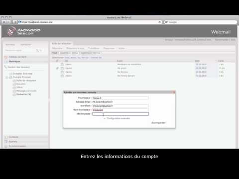 Ajouter un compte de messagerie externe sur le Webmail Monaco Telecom
