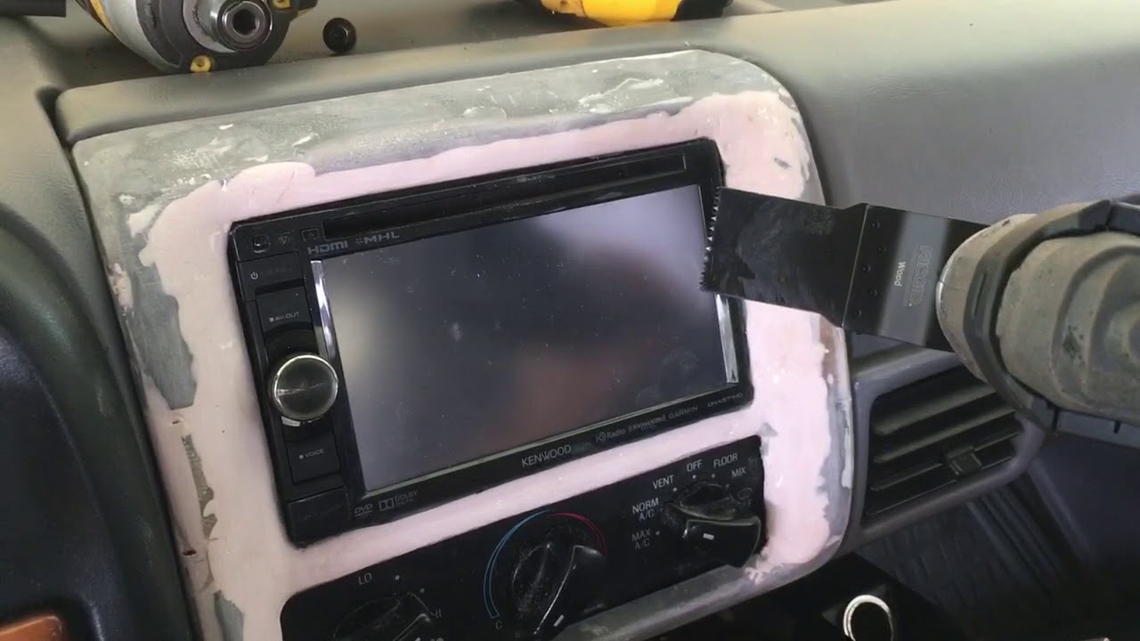 Ford OBS Double Din install - YouTube.