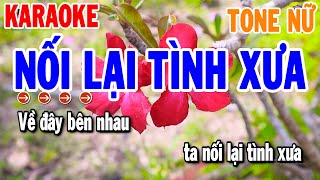 Karaoke Nối Lại Tình Xưa Tone Nữ ( Cm ) Nhạc Sống Cha Cha Hay | Thanh Hải Organ