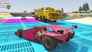 Cars Vs Cars 433.334% People Drown in Water in this GTA 5 Race!