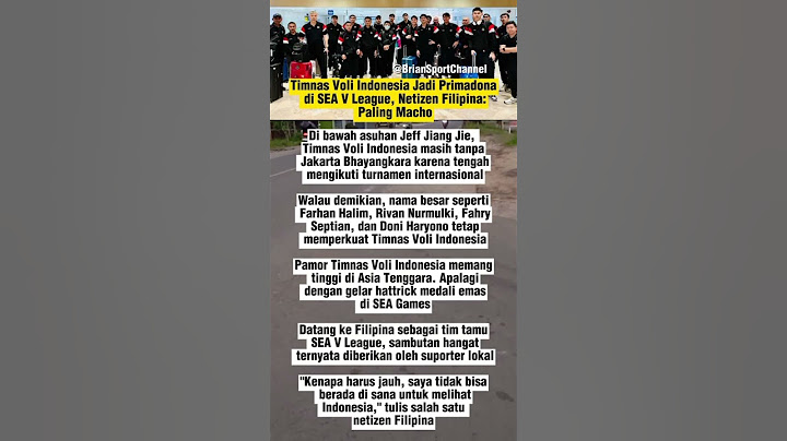 Indonesian National Volleyball Team Becomes Prima Donna in SEA V League, Filipino Netizens: Most ...