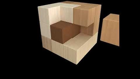 How to - Soma Wooden Cube Puzzle Assemble Solution