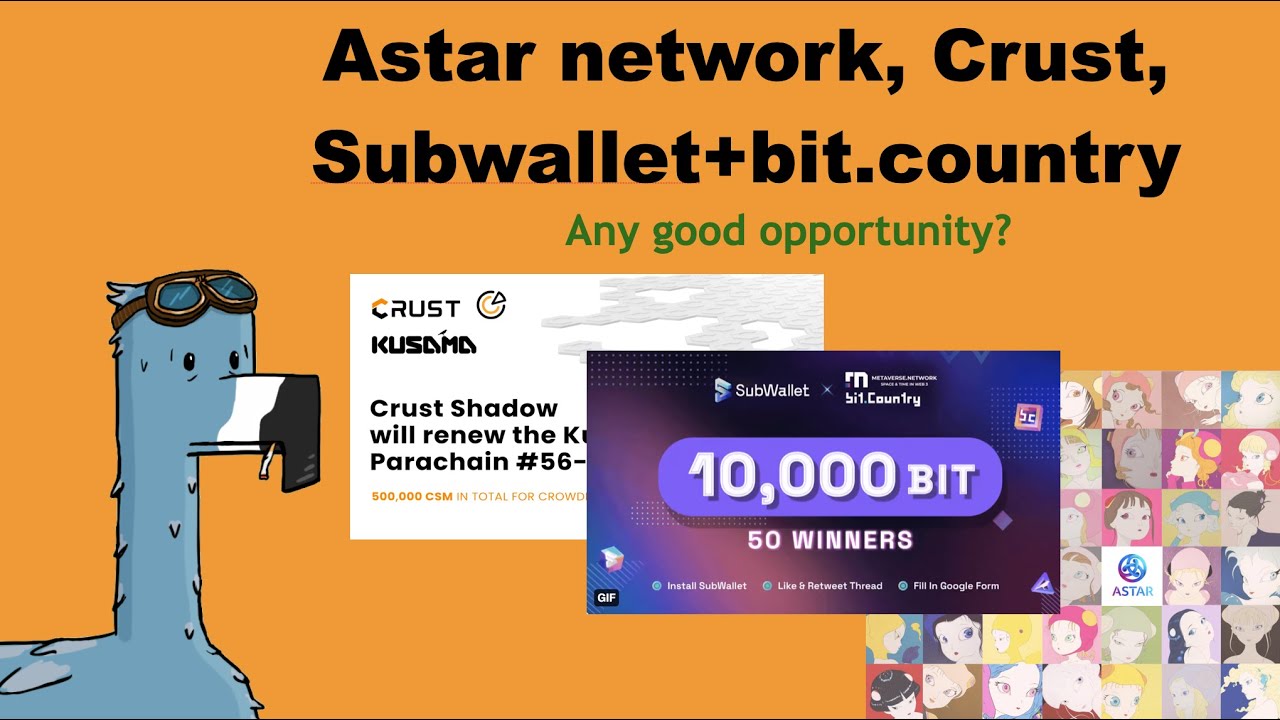 Update On Astar Network Crust Shadow Crowdloan Subwallet Bit Country In Polkadot Youtube