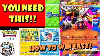 How to Win the Mega Houndoom Drop Event Easily! You NEED This New Mega ex! (Pokémon TCG Pocket)