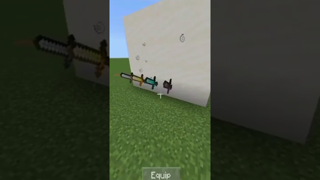 Minecraft how to make display sword 