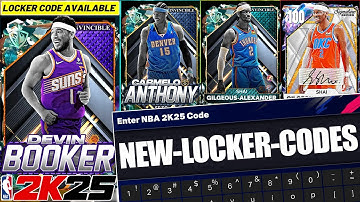 Hurry and Use the New Locker Codes for Free Invincible Cards and Free 100 Overall! NBA 2K25 MyTeam