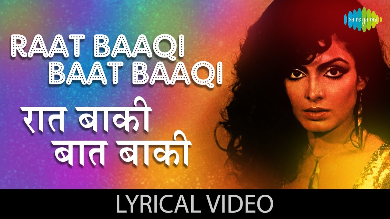 Raat Baaki with lyrics        Namak Halal  Amitabh Bachan Smita Patil